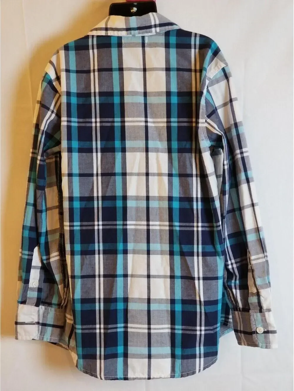 Old Navy Boys Button-Down Shirt - Size M - Blue/White